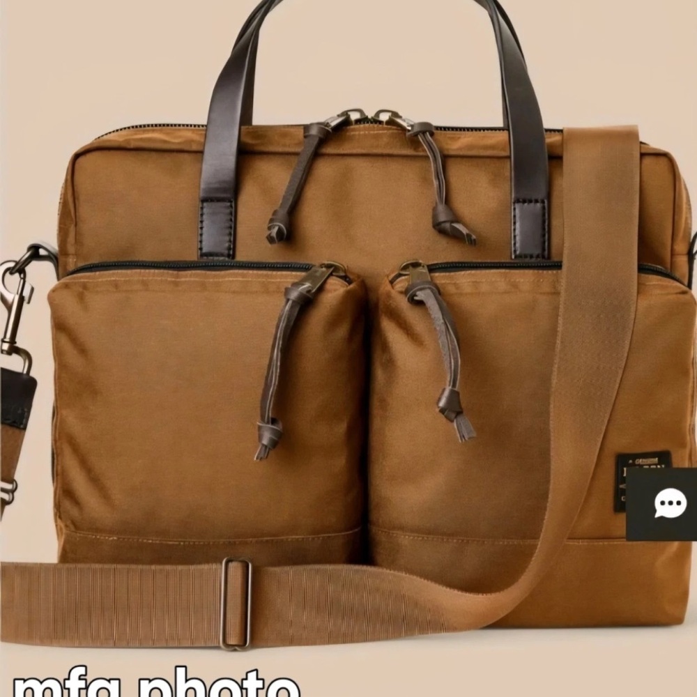 Filson Dryden Briefcase NWT WHISKEY